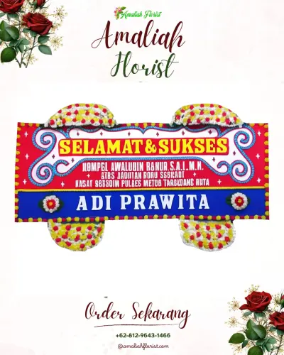 Karangan Bunga Ucapan Selamat di Karangbale